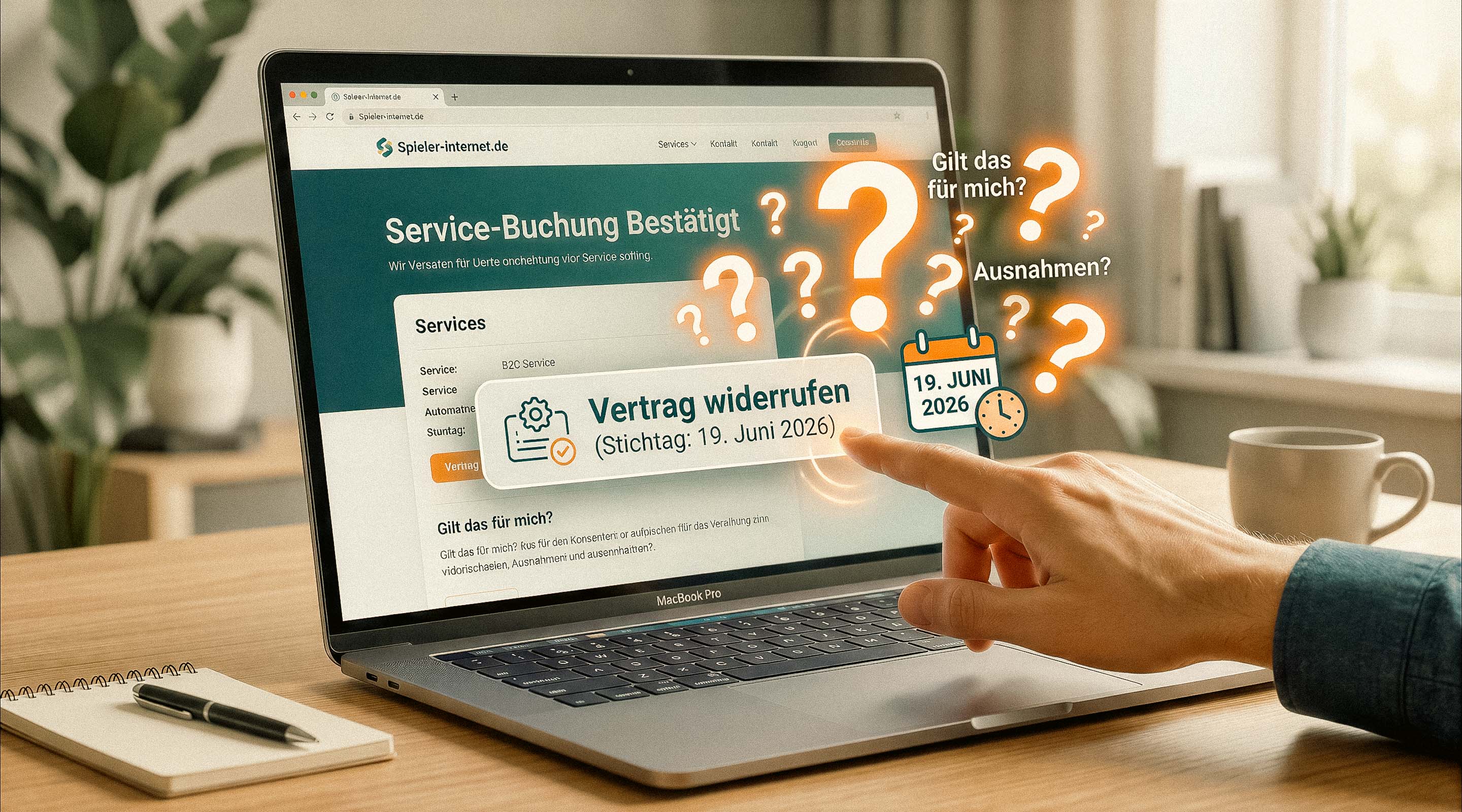 Widerrufsbutton